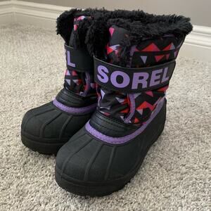 Sorel Kids Snow Boots - Commander - Youth Size 11 (Girls)